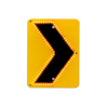 Curve Warning Chevron LED Plate