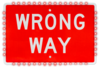 Wrong Way Flashing LED Ring